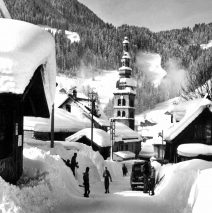 Paysage La Clusaz Vintage